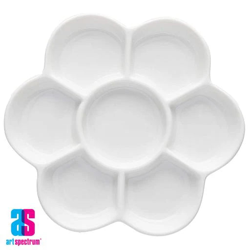 Glazed Porcelain Flower Palette