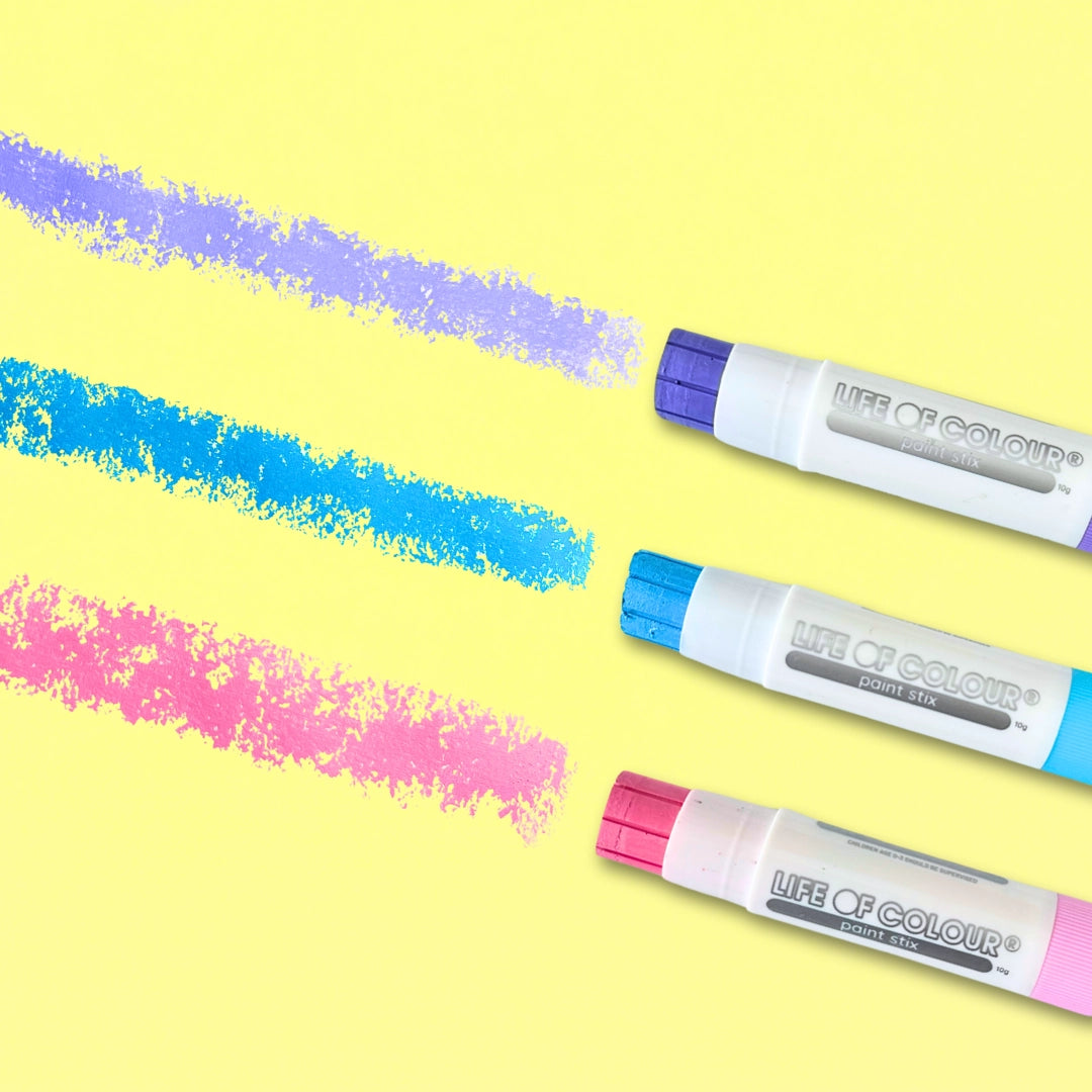 Gouache Paint Stix - Set of 12 Pastel Colours