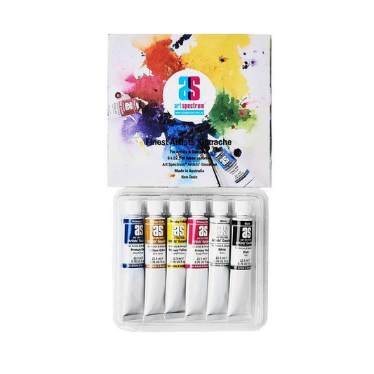 ART SPECTRUM® ARTISTS’ GOUACHE BOXED SET OF 6