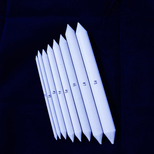 1 PACKET of PAPER STUMPS - 8 pieces per PACK (No 1 - No 8)